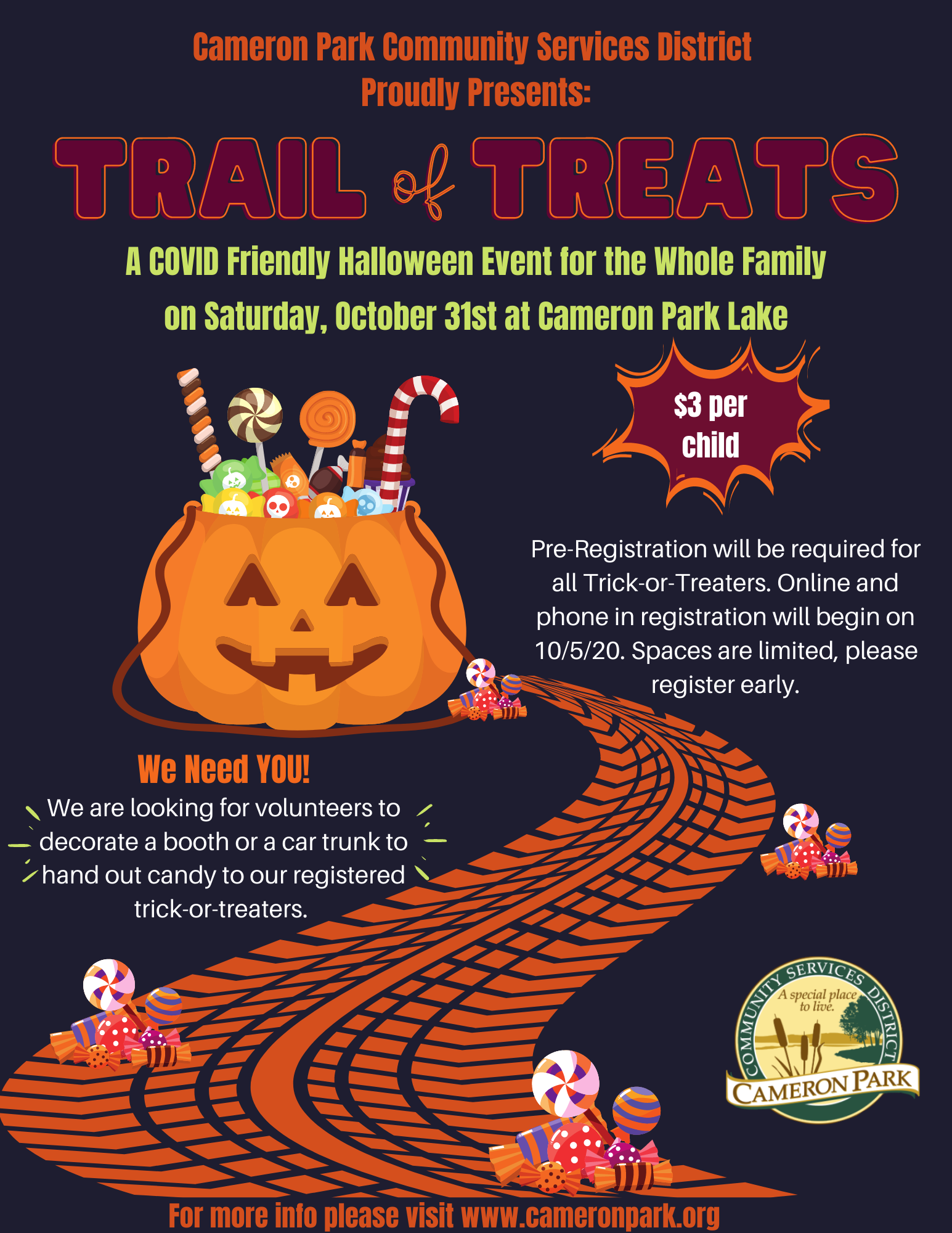 Trail of Treats Flyer