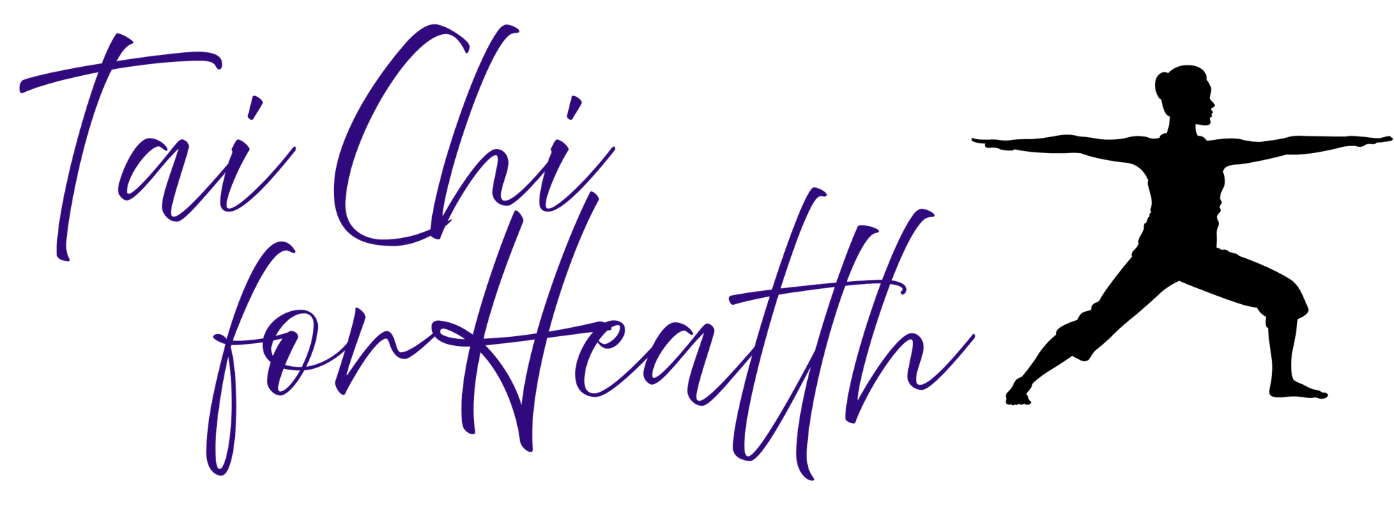 Text: "Tai Chi for Health" in purple cursive font.